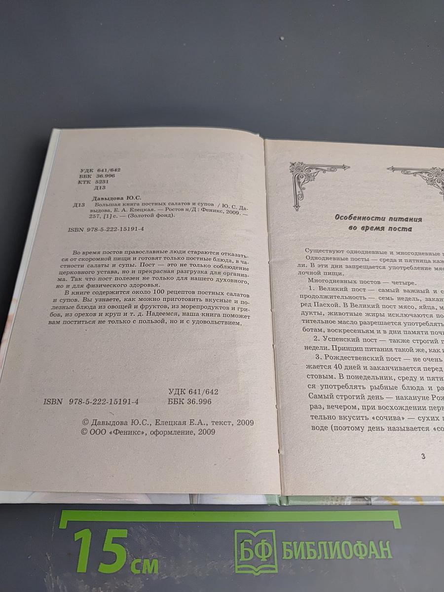 Большая книга постных салатов и супов