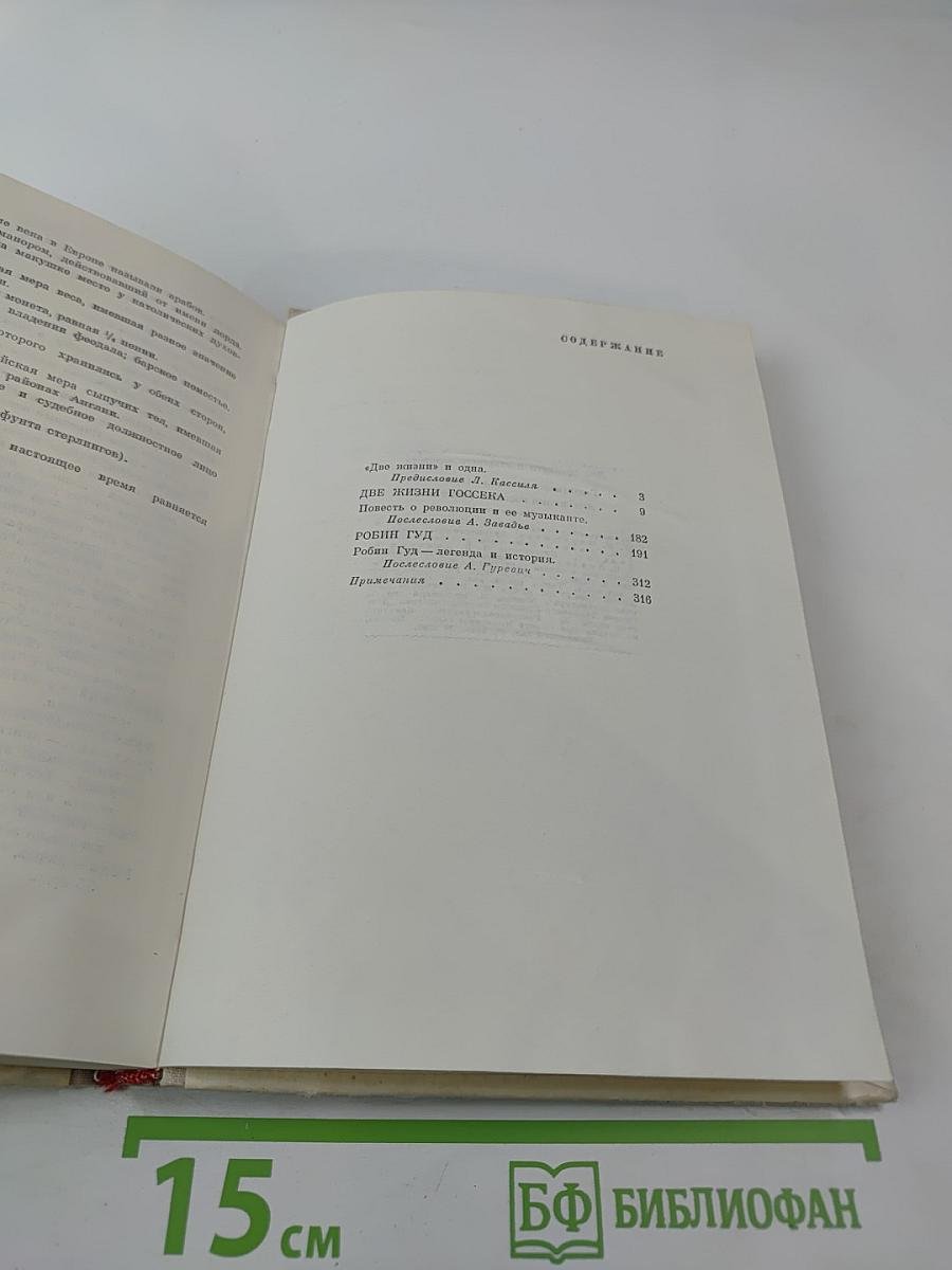 Две жизни Госсека. Робин Гуд