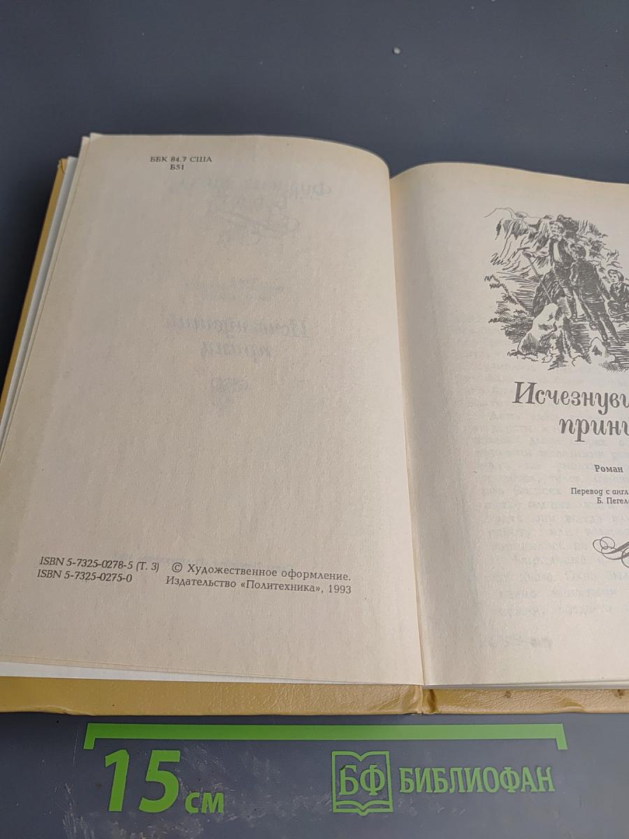 Исчезнувший принц. Том 3