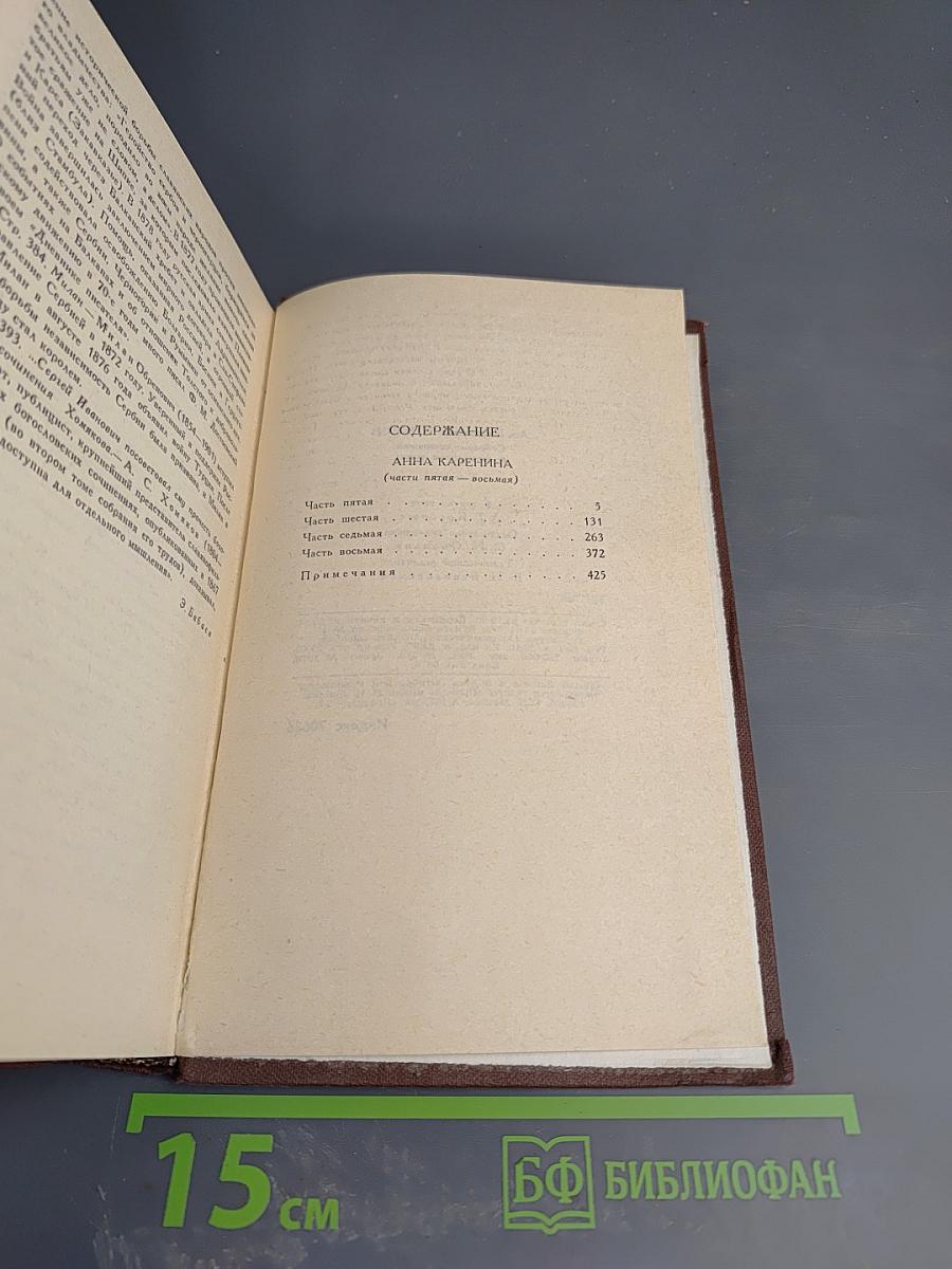 Собрание сочинений в двадцати томах. Том VIII. Анна Каренина (части пятая - восьмая)