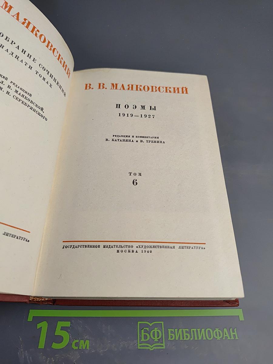 Поэмы. 1919-1927. Том 6