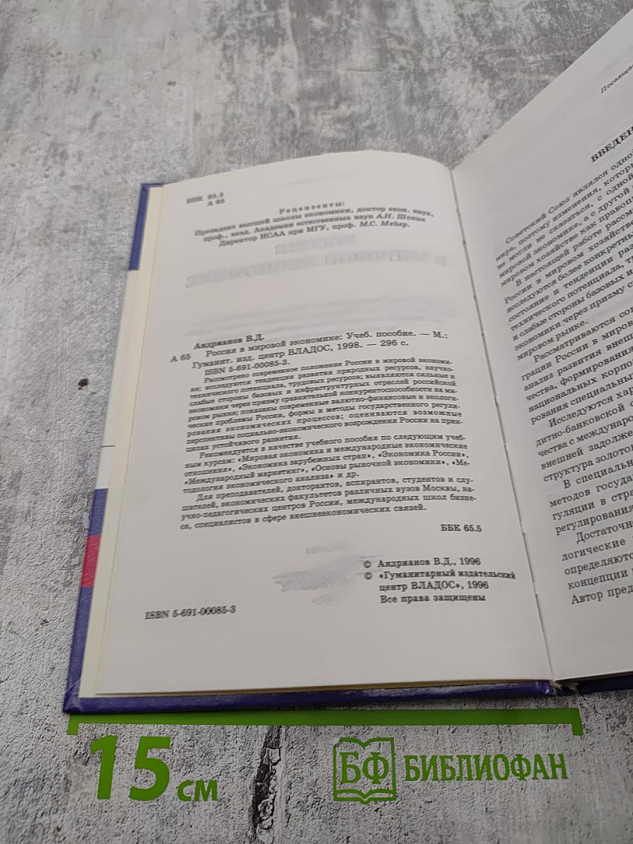 Россия в мировой экономике