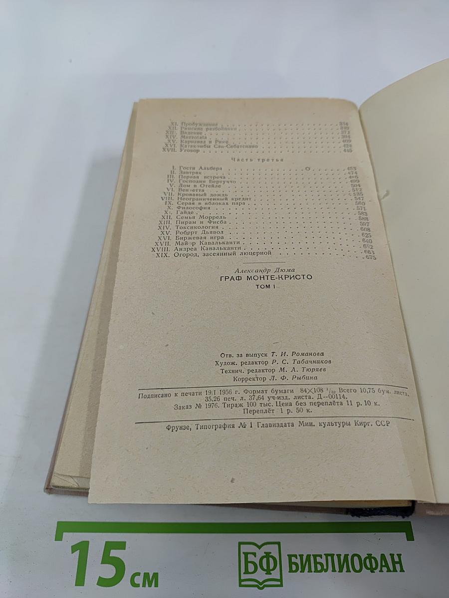 Граф Монте-Кристо. Том I