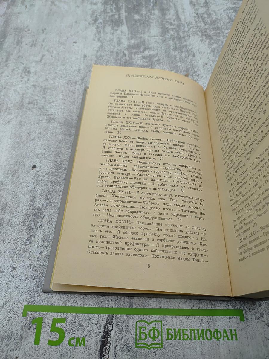 Записки Видока. Начальника Парижской тайной полиции. Том второй.