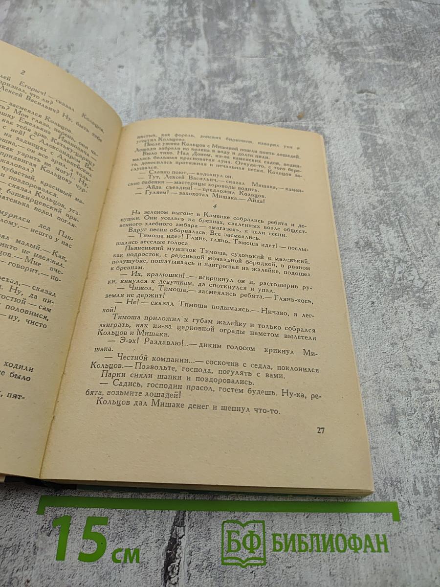 Жизнь Кольцова