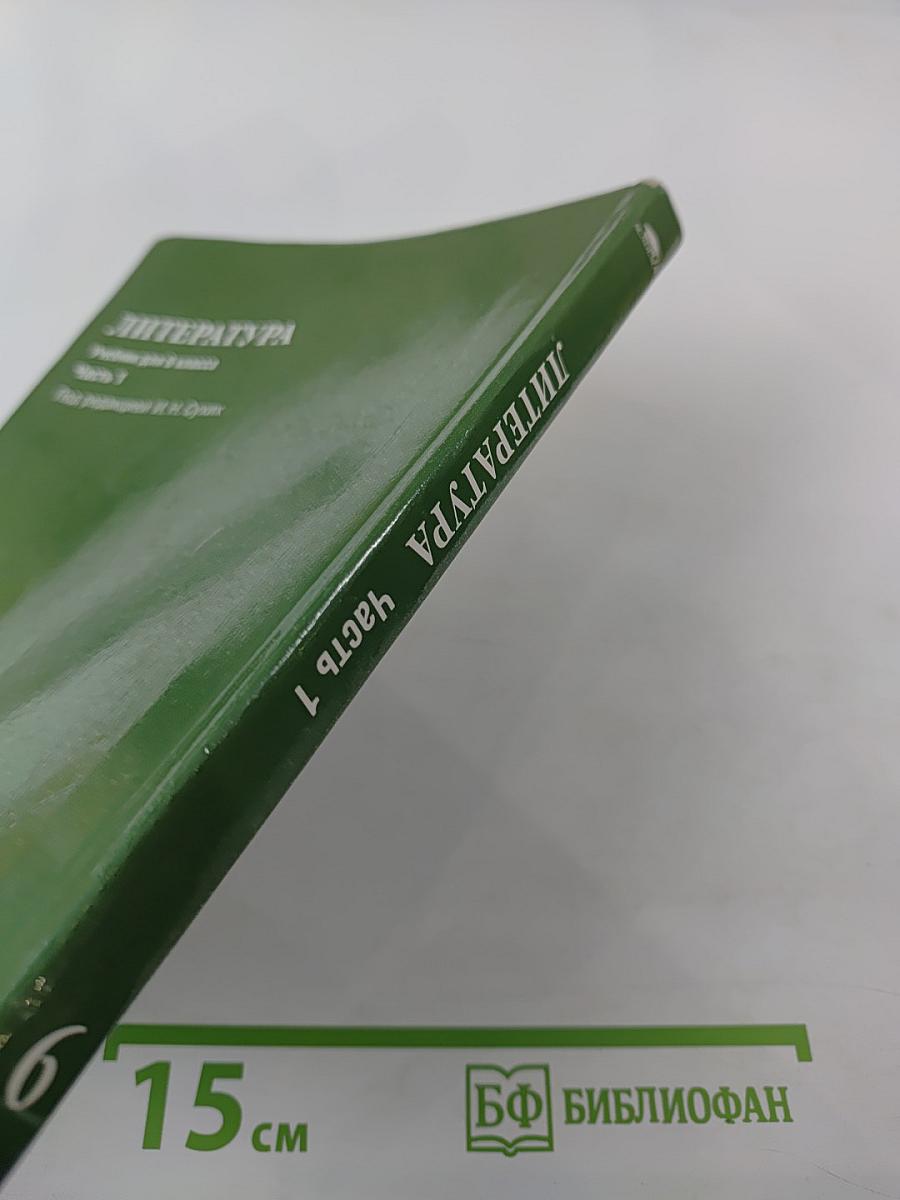 Литература. Учебник для 6 класса. В двух частях. Часть 1