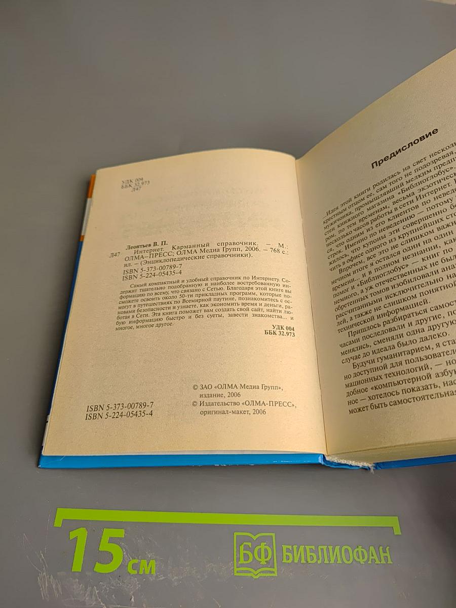 Карманный справочник Интернет