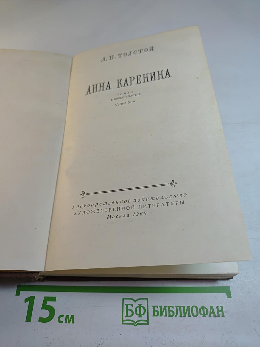 Анна Каренина. Части 5-8 (Том II)