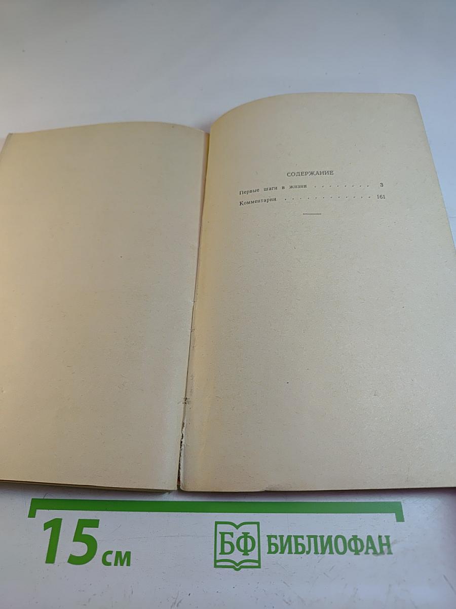 Первые шаги в жизни