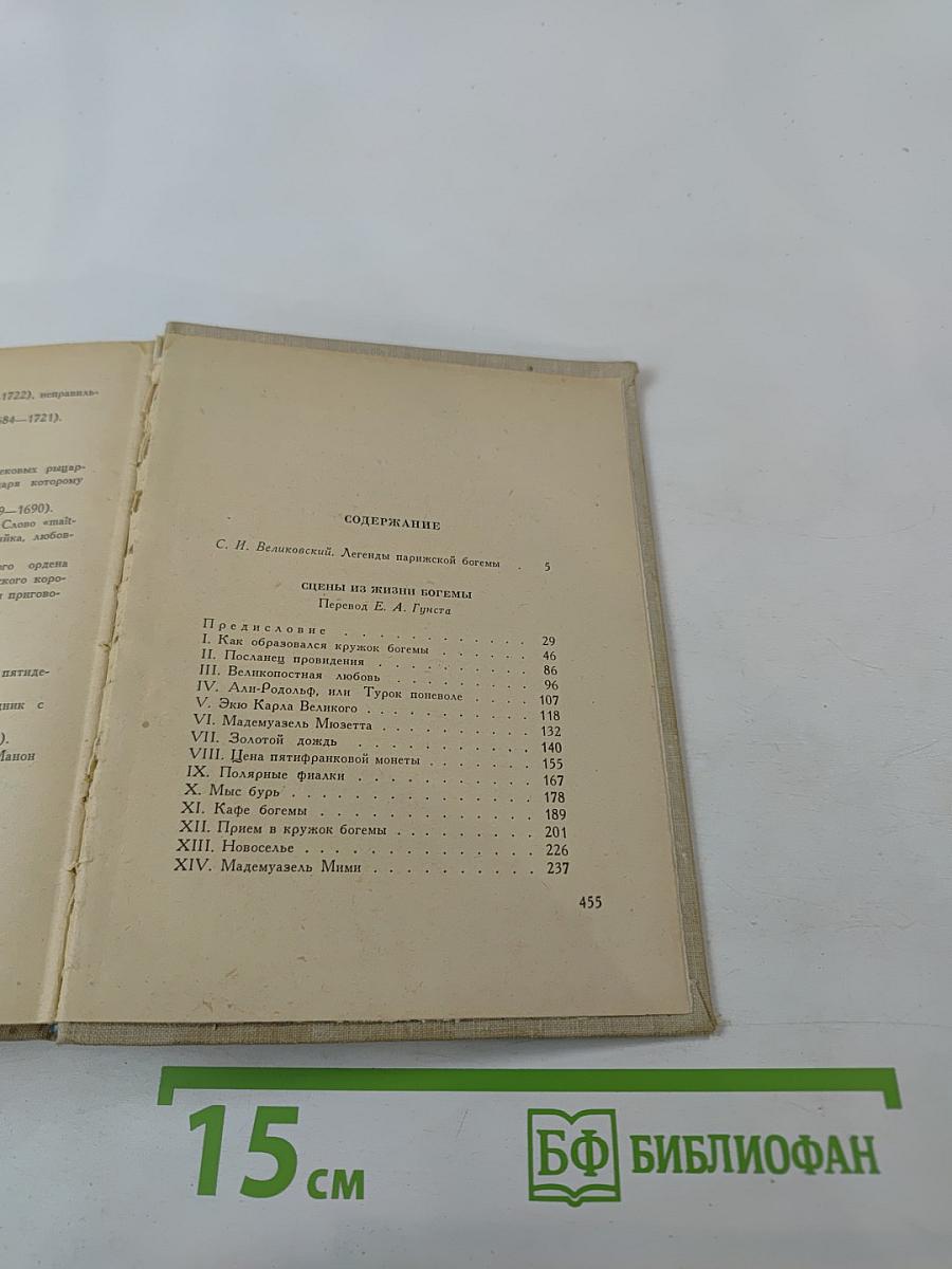 Сцены из жизни богемы