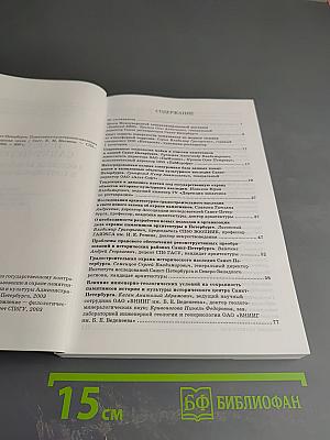 Пространство Санкт-Петербурга. Памятники культурного наследия и современная городская среда