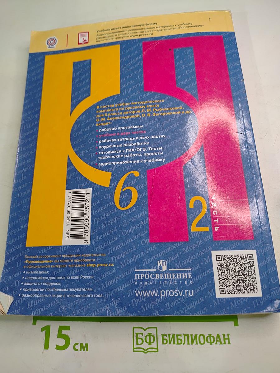 Русский язык. 6 класс. Часть 2