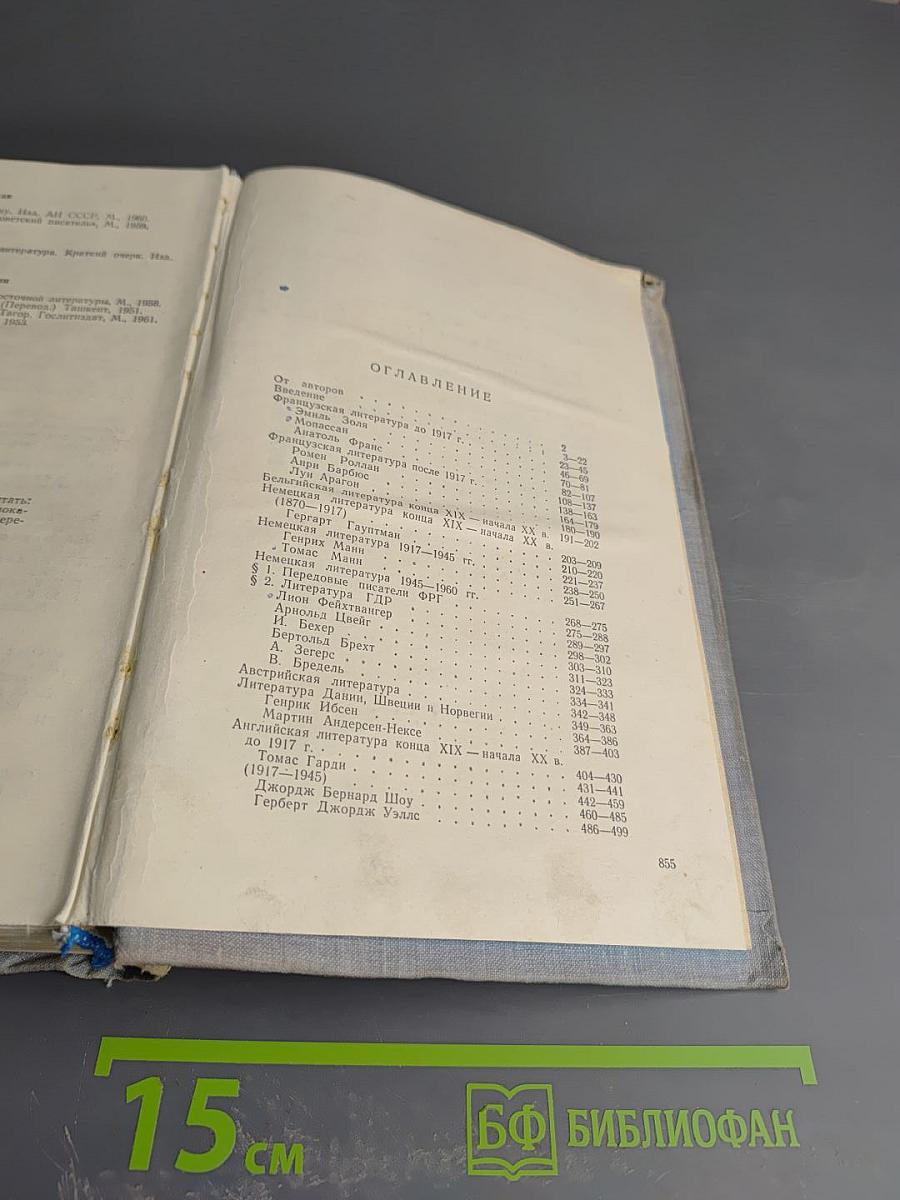 История зарубежной литературы XX века