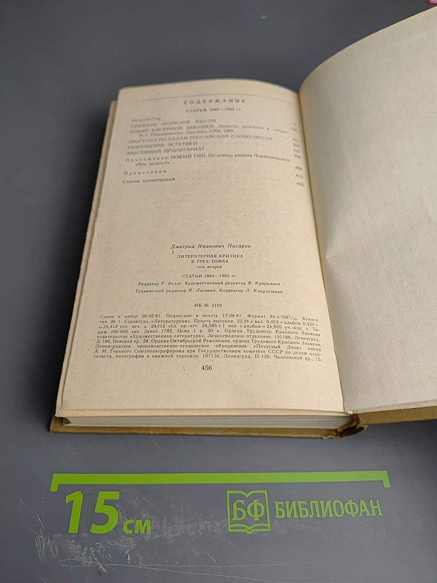 Литературная критика. В трех томах. Том 2. Статьи 1864-1865 гг.