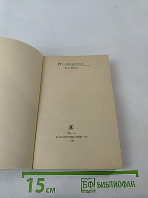 Русская лирика XIX века