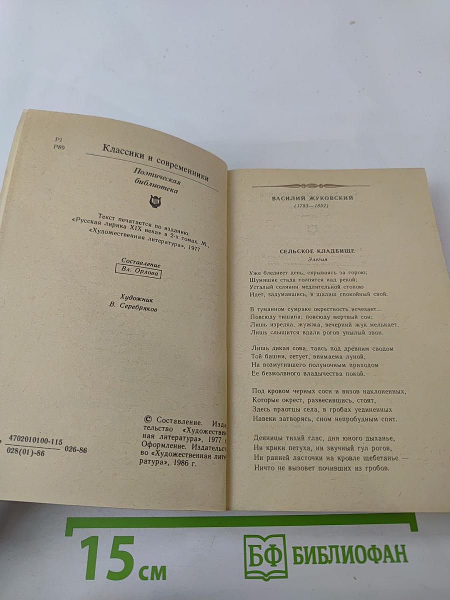 Русская лирика XIX века