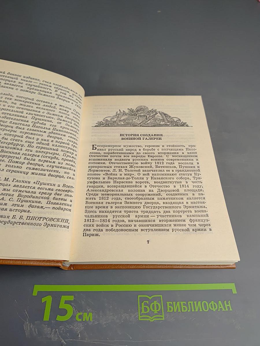 Пушкин и Военная галерея Зимнего дворца