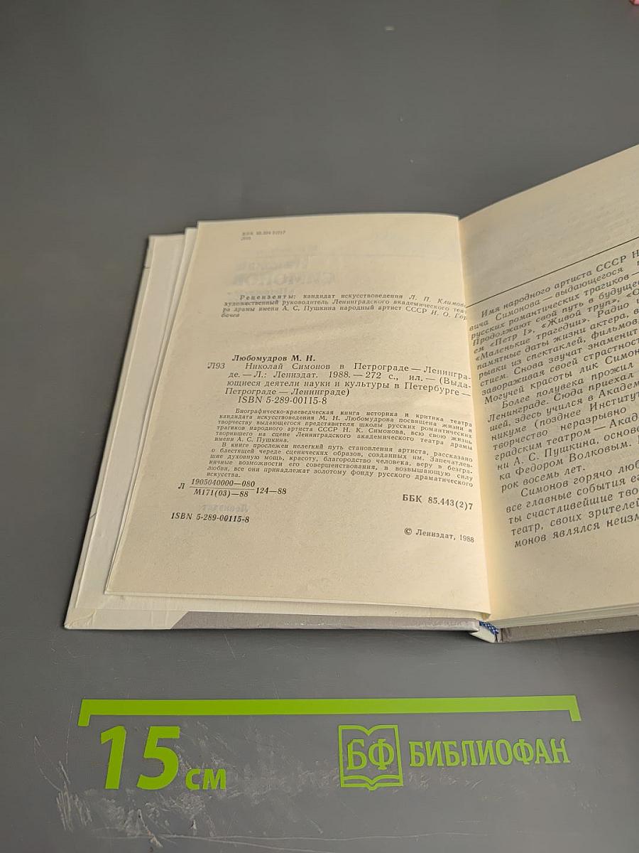 Николай Симонов в Петрограде-Ленинграде