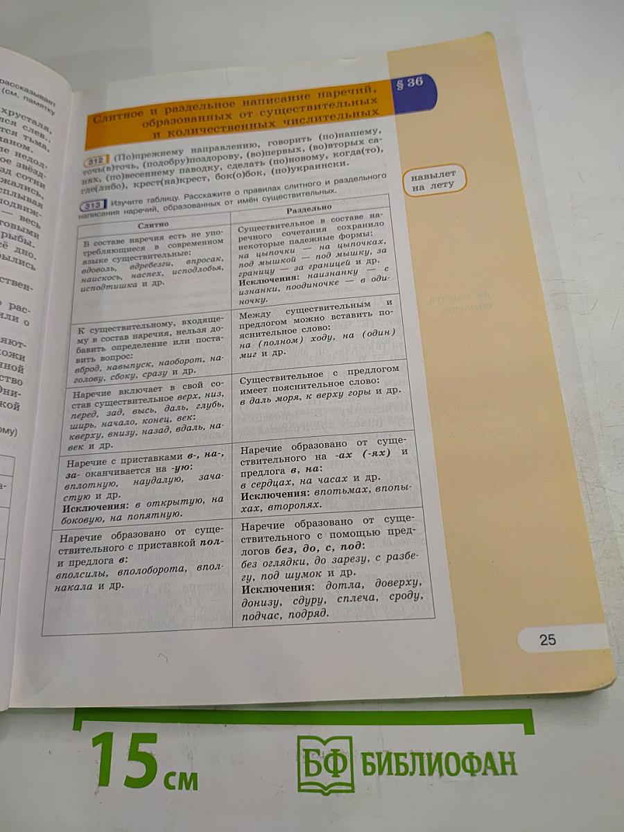 Русский язык, 7 класс, Часть 2