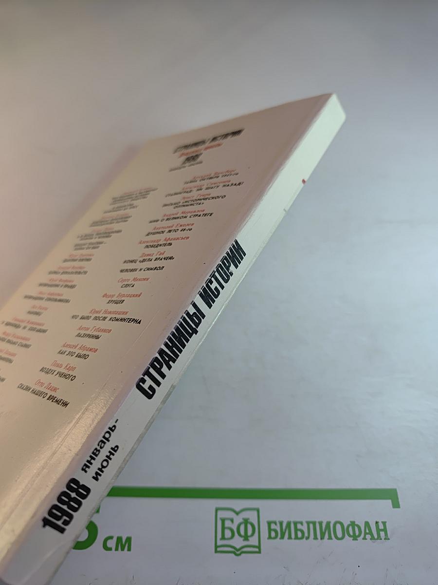 Страницы истории 1988. Январь-июнь