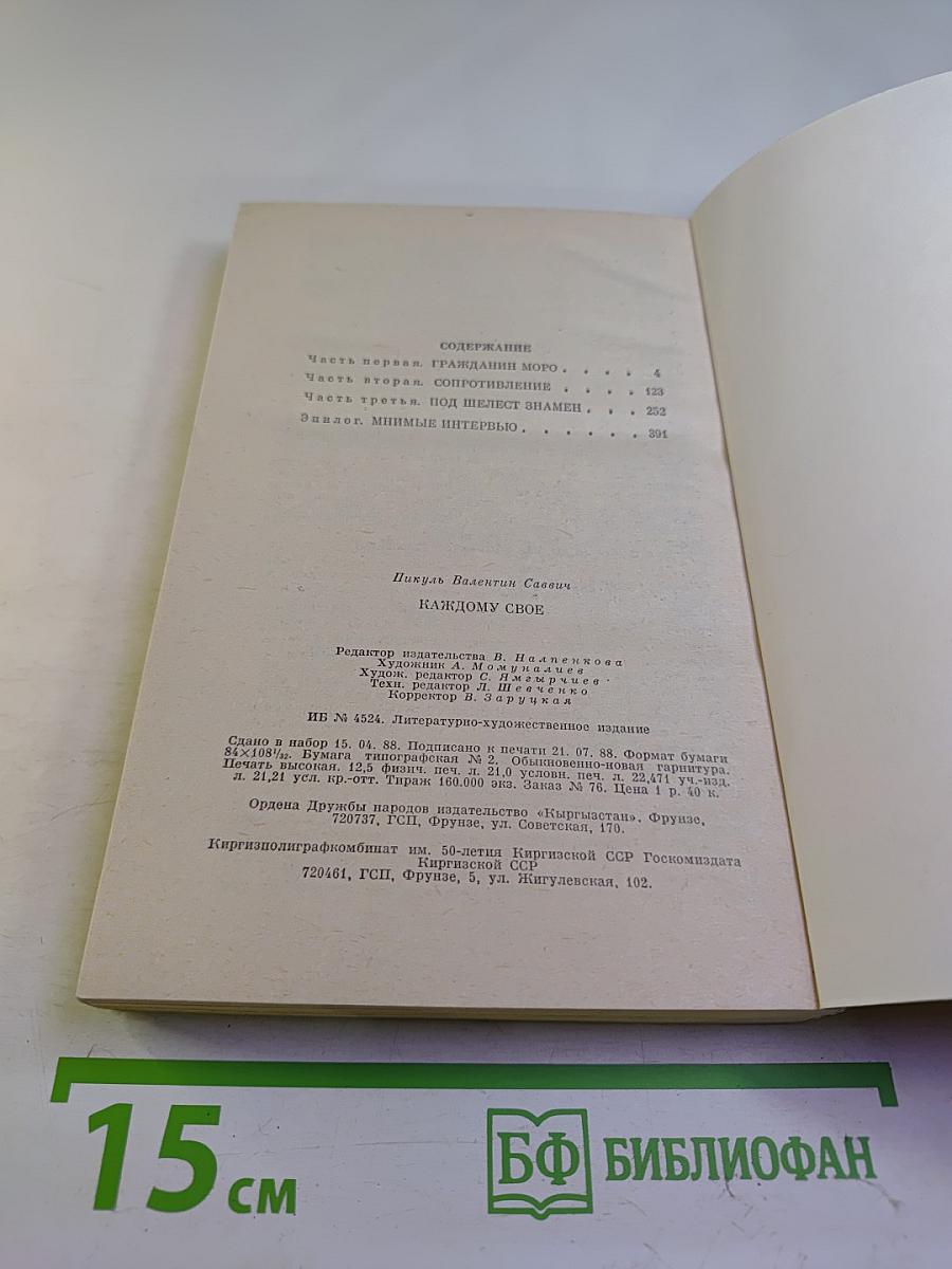 Каждому свое