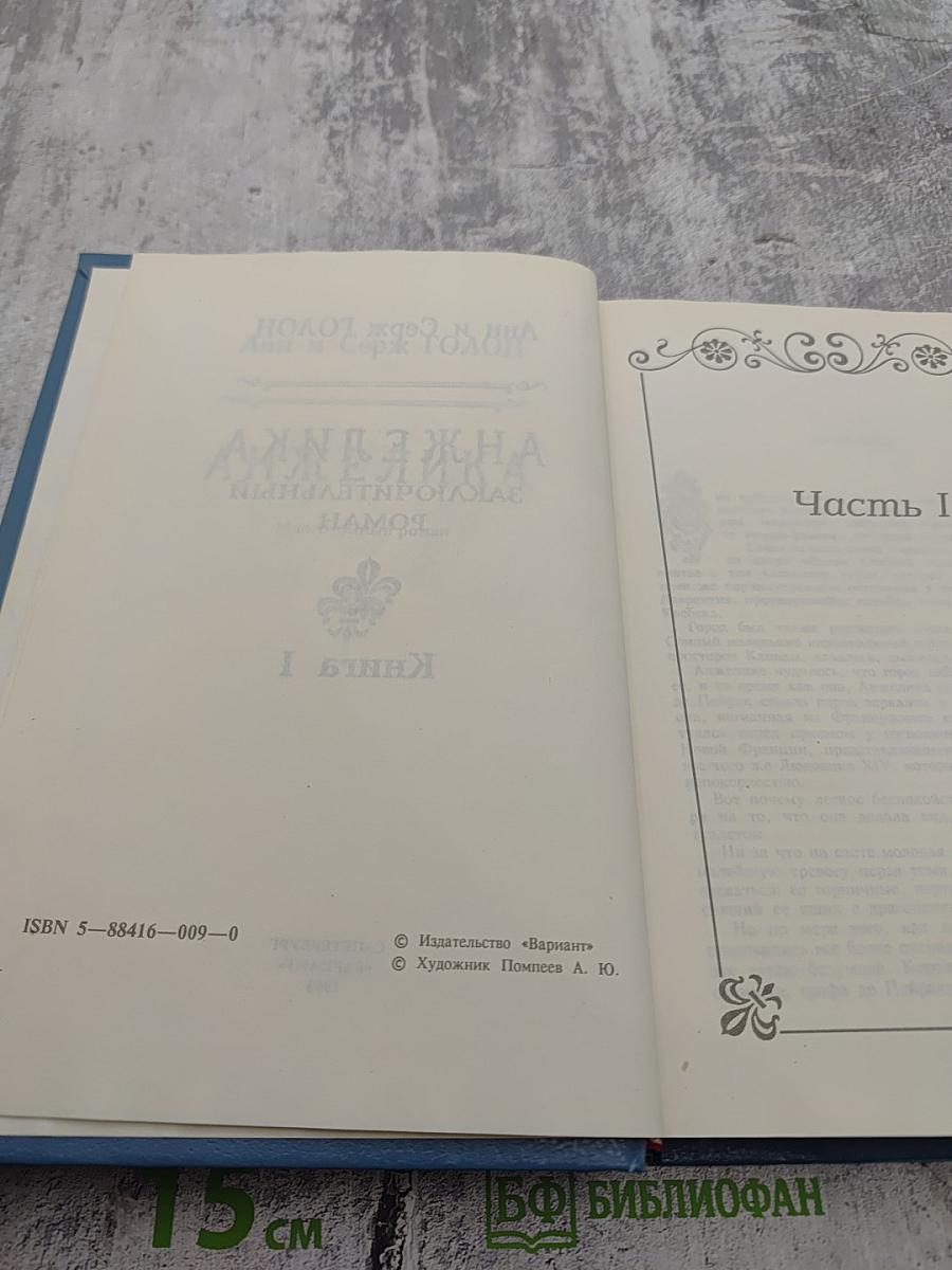 Анжелика. Заключительный роман. Книга 1