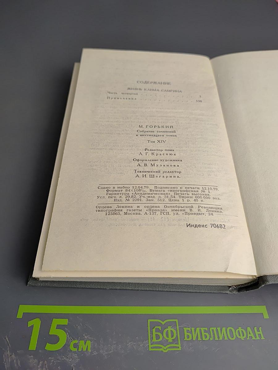 Собрание сочинений в 16 томах. Том 14. Жизнь Клима Самгина