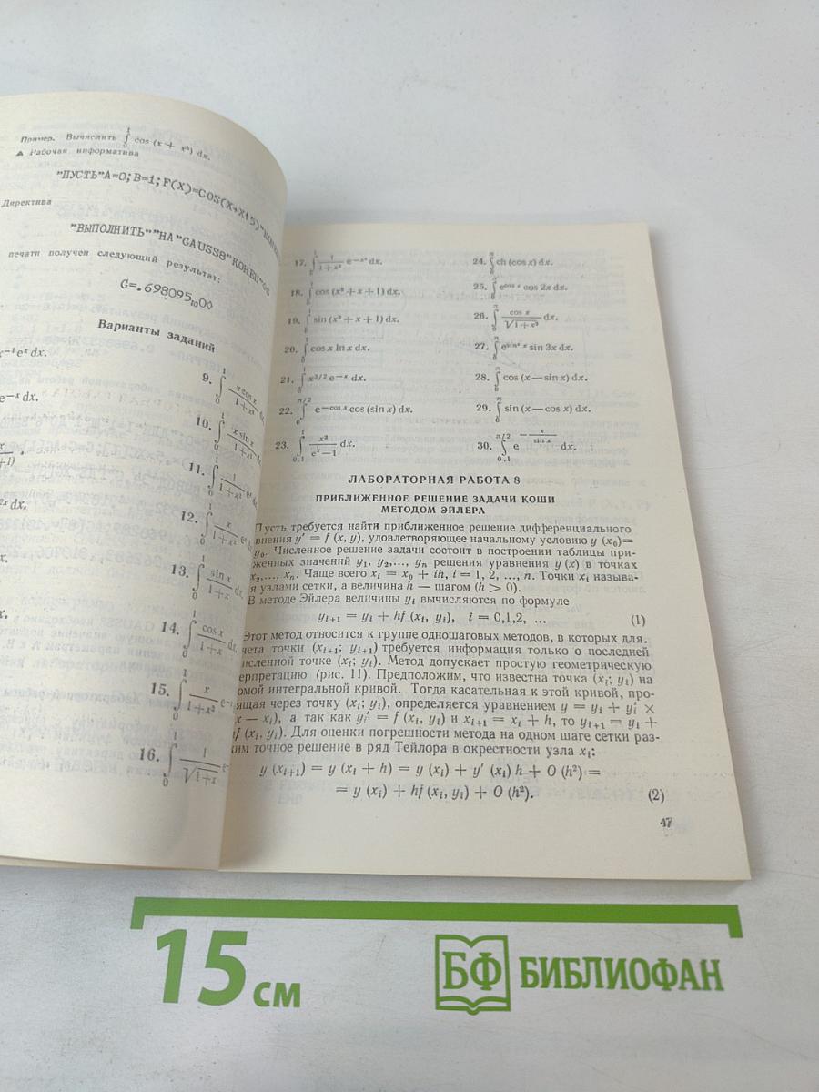 Лабораторный практикум по высшей математике