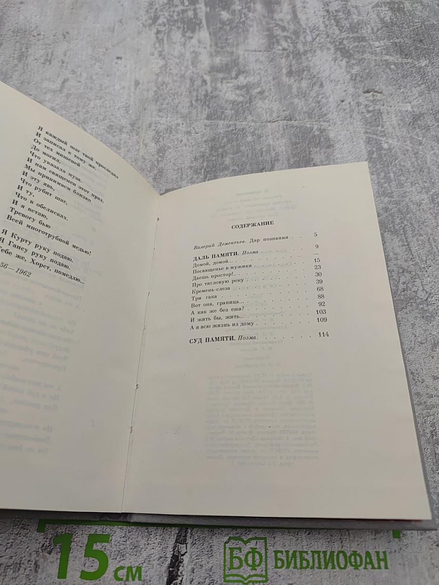 Даль памяти. Суд памяти