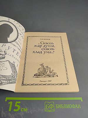 Сквозь жар души, сквозь хлад ума...