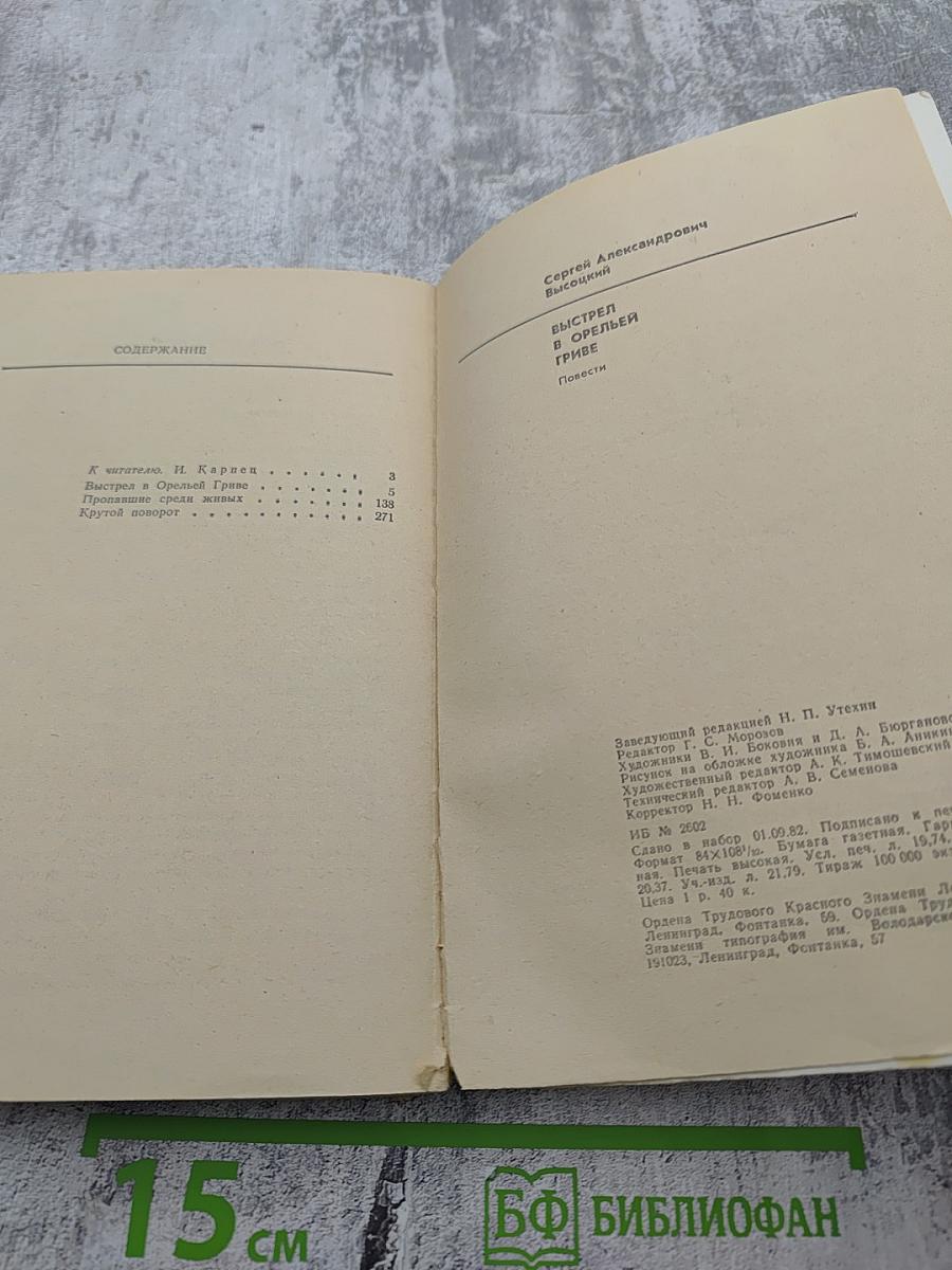 Выстрел в Орельей Гриве