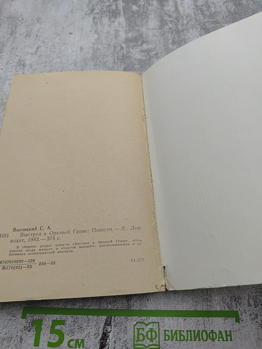 Выстрел в Орельей Гриве