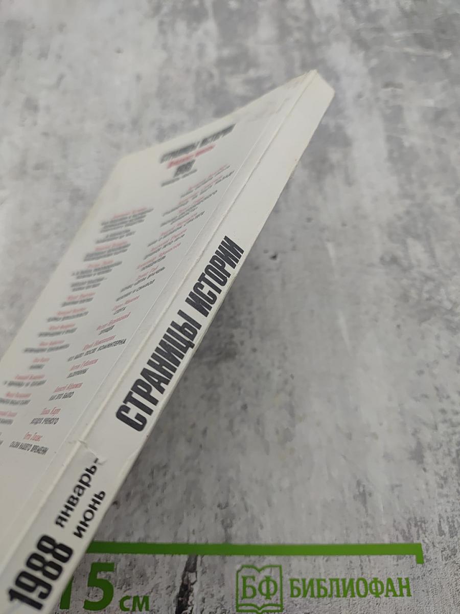 Страницы истории 1988: Январь-июнь