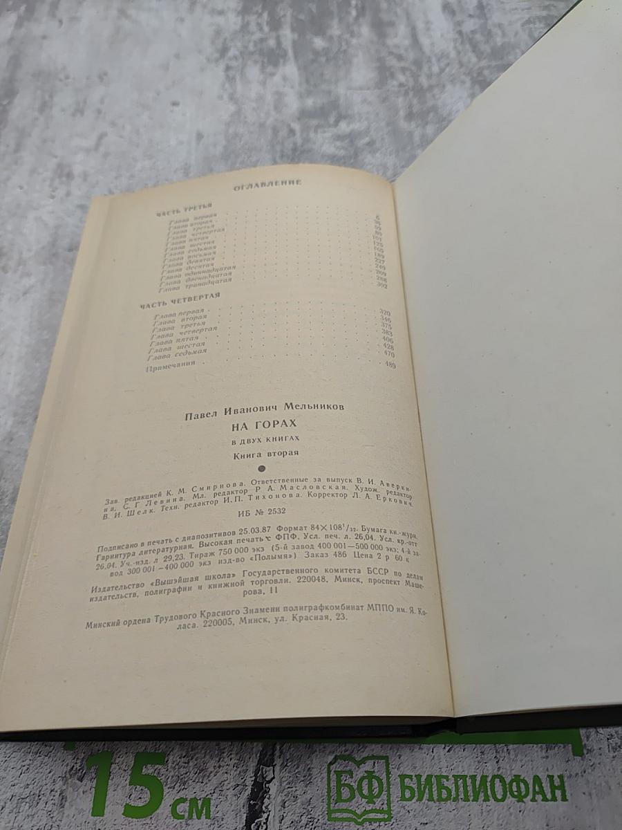 На горах. Книга вторая