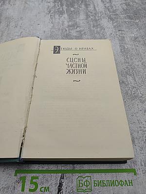 Собрание сочинений в 24 томах. Том 2. Человеческая комедия: Этюды о нравах. Сцены частной жизни