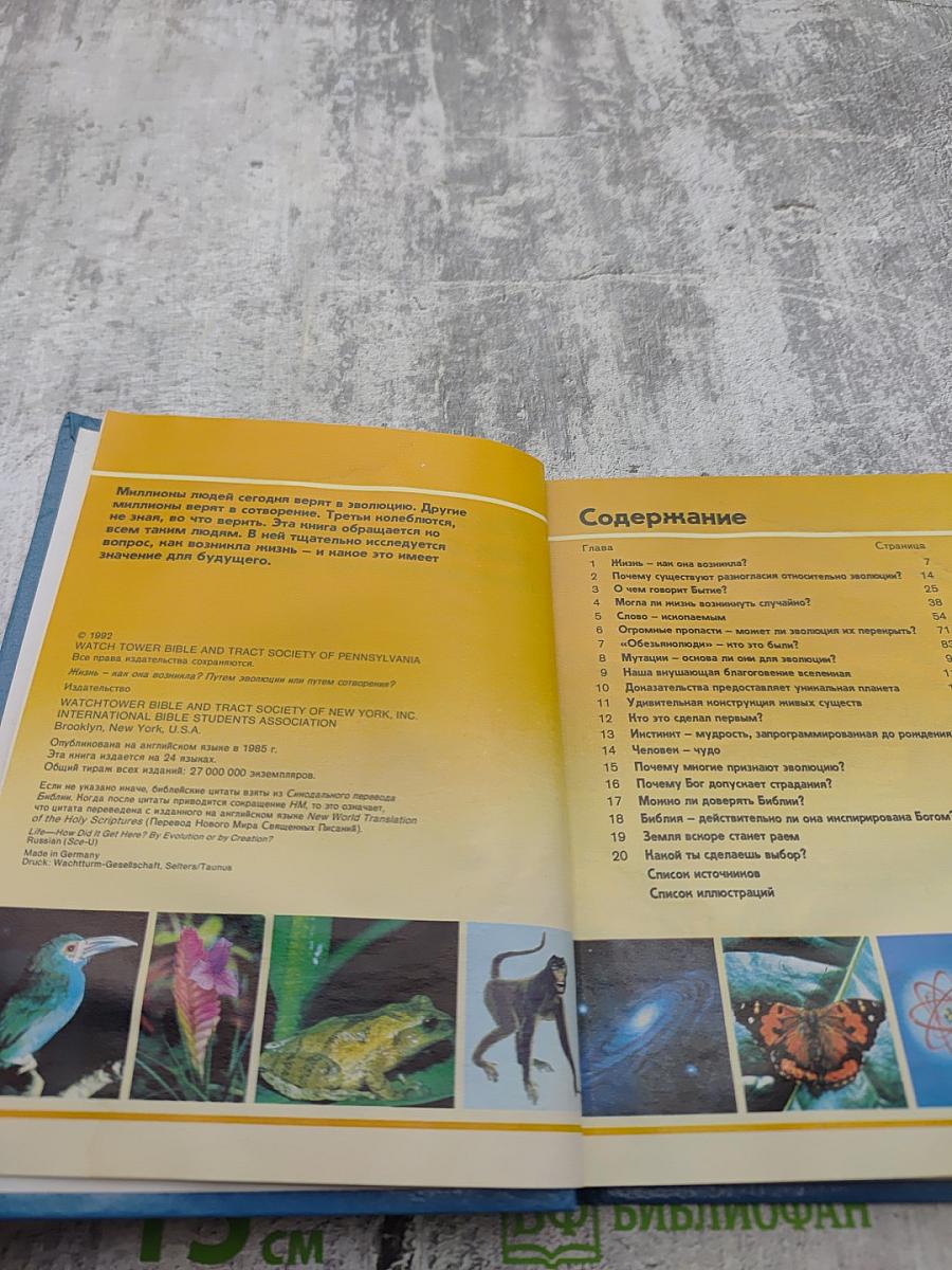 Жизнь — как она возникла? Путем эволюции или путем сотворения?