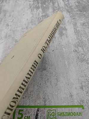 Воспоминания о Ю. Тынянове