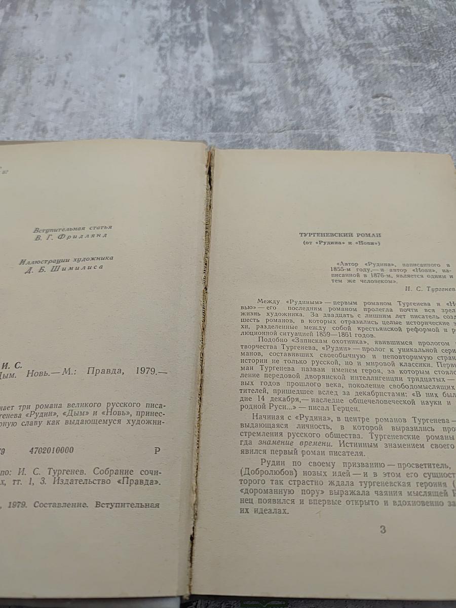 Рудин. Дым. Новь