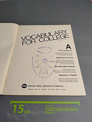 Vocabulary for college third edition a