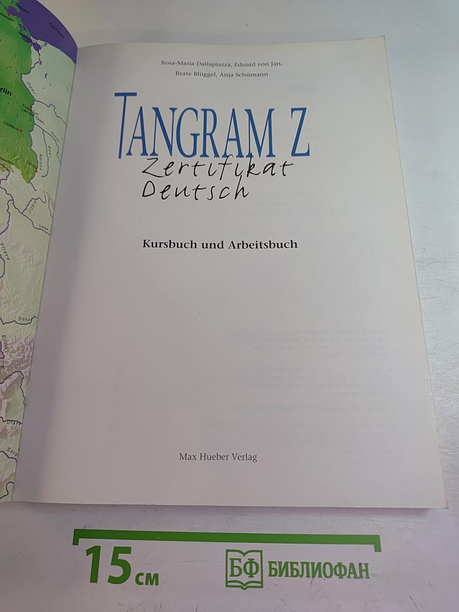 Tangram Z Zertifikat Deutsch Kursbuch & Arbeitsbuch