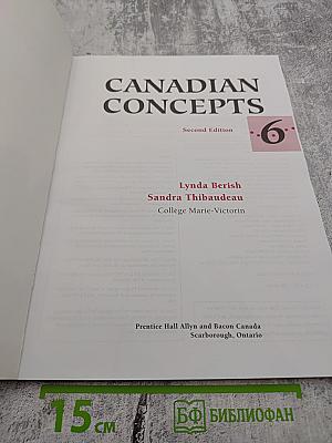 Canadian Concepts. Second Edition. Book 6