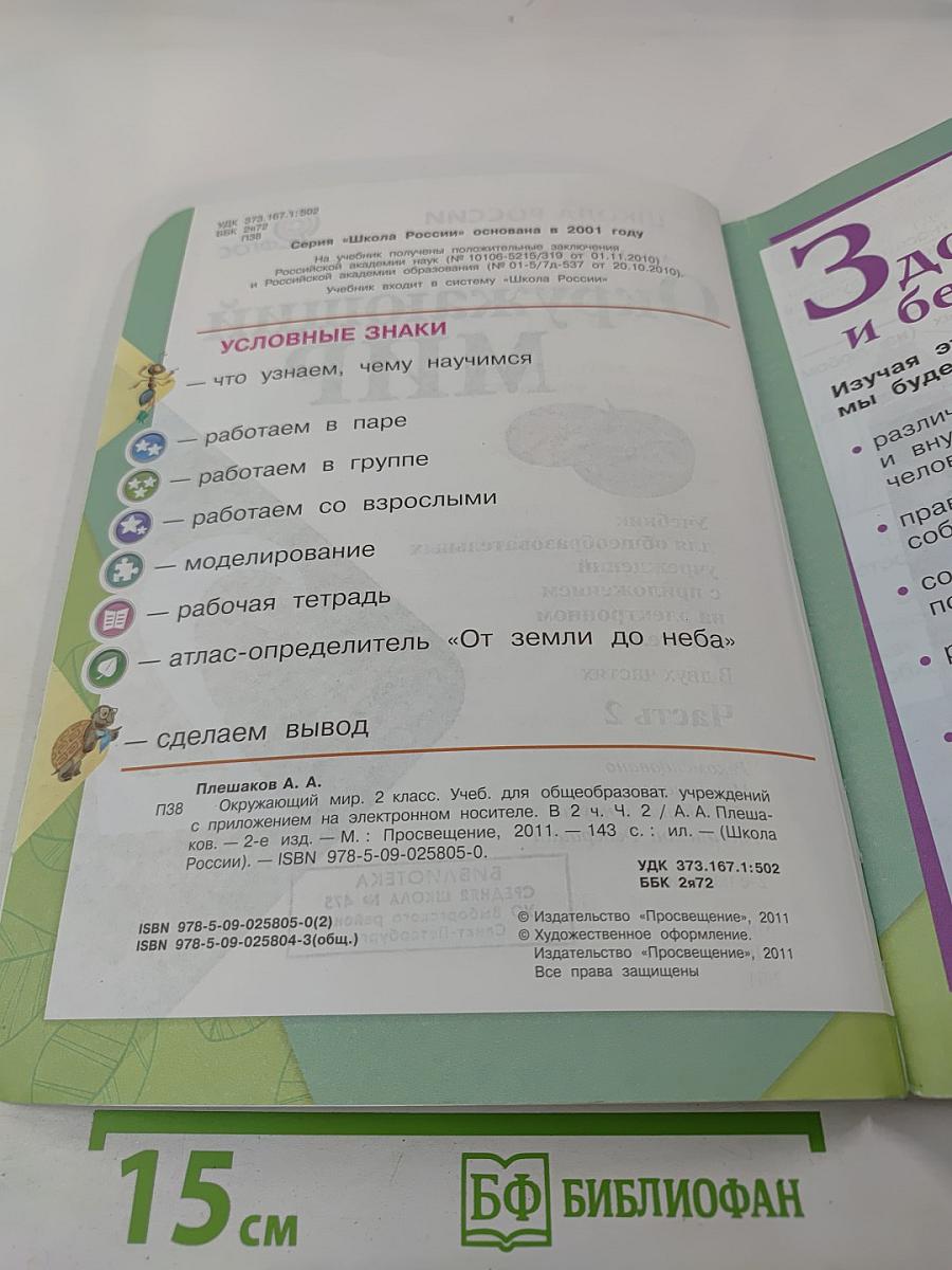 Окружающий мир для 2 класса, Часть 2