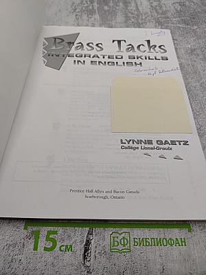 Brass Tacks Integrated Skills in English
