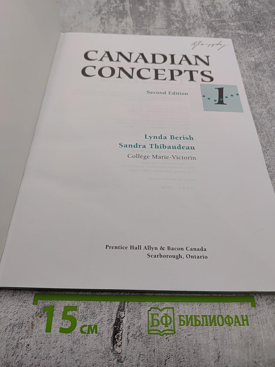 Canadian concepts 1 second edition