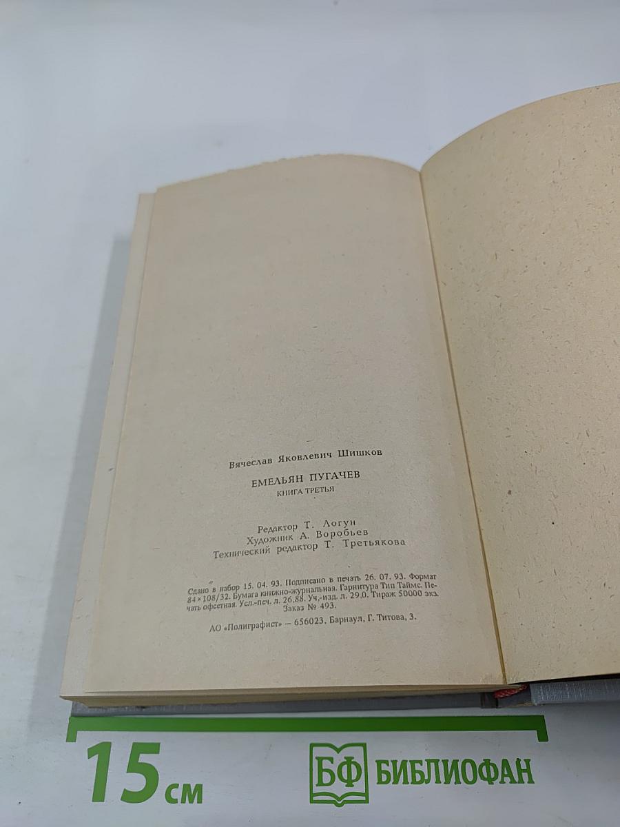 Емельян Пугачев. Книга третья