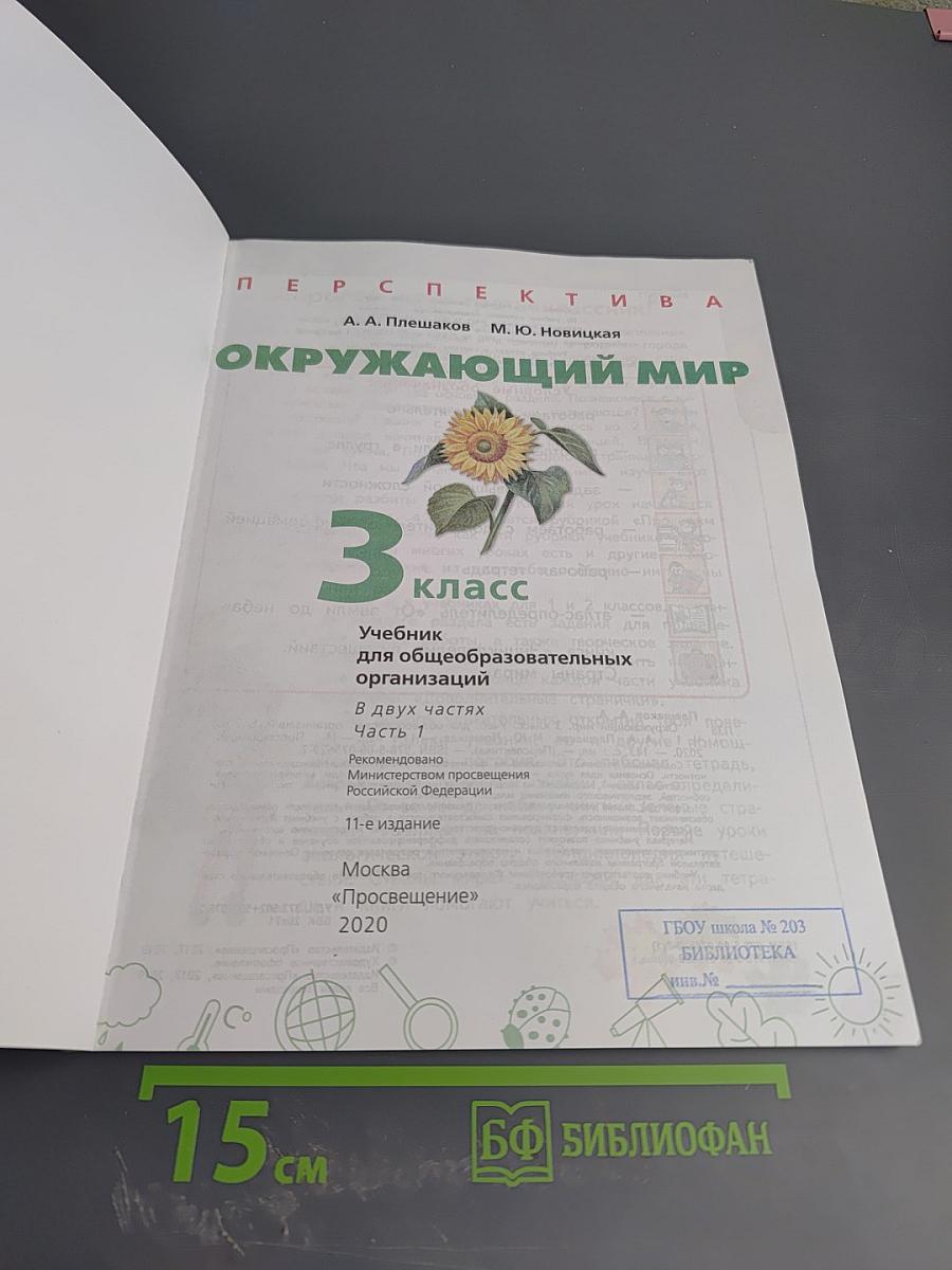 Окружающий мир 3 класс часть 1