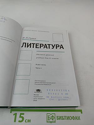 Литература, 11 класс, часть 1