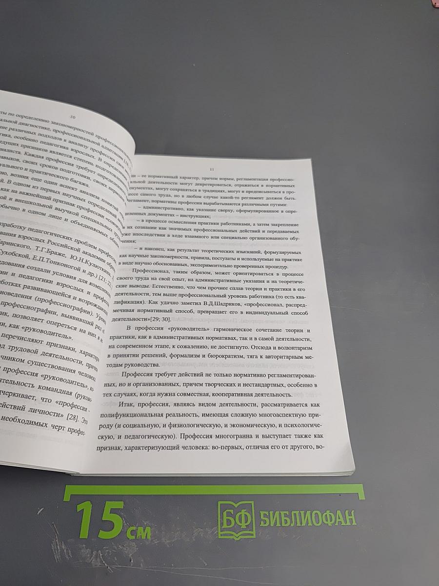 Становление и развитие профессиональной компетентности руководителя современной образовательной организации