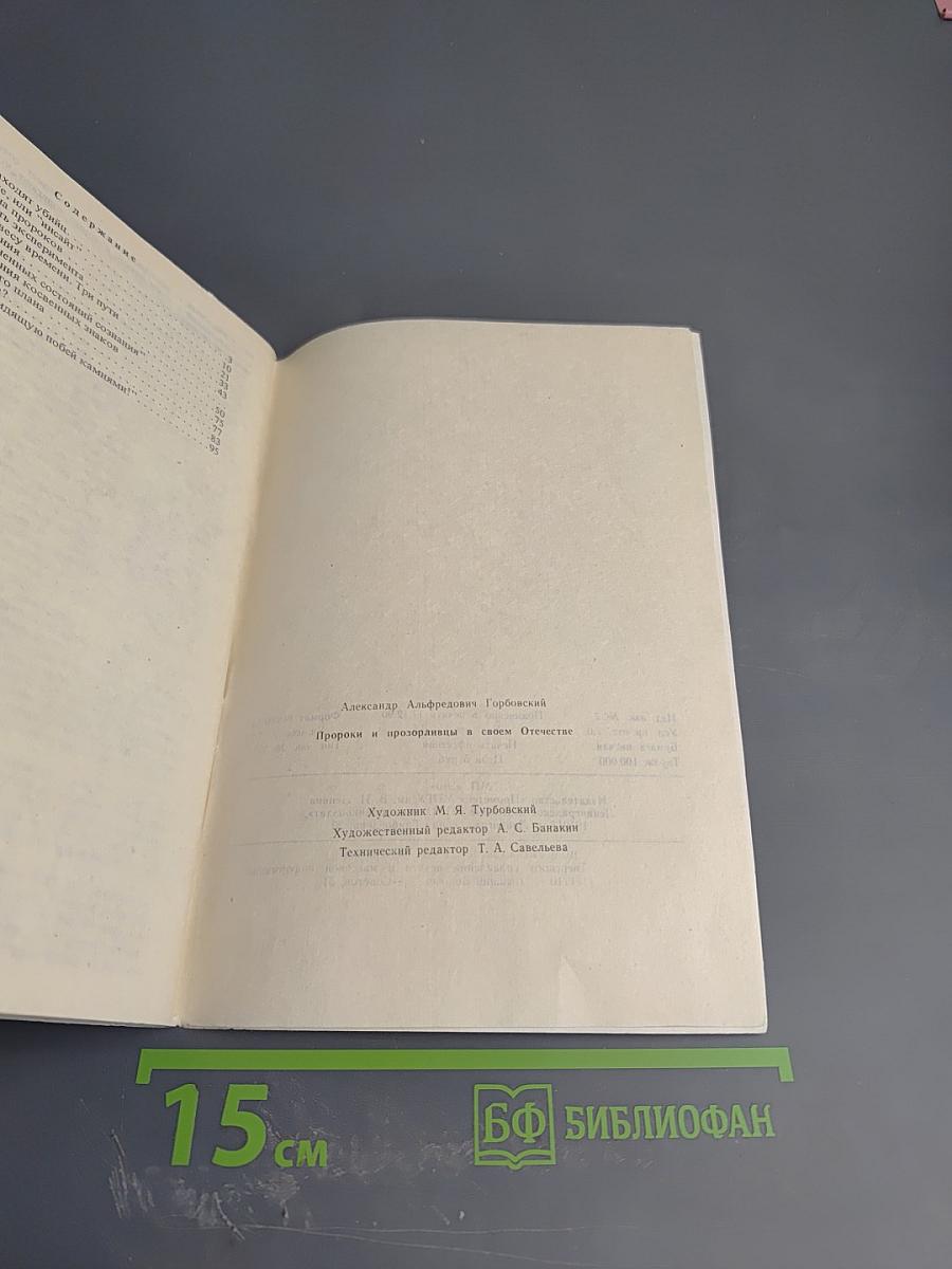 Пророки и прозорливцы в своем Отечестве