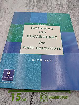 Grammar and Vocabulary for First Certificate
